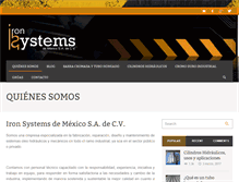 Tablet Screenshot of ironsystems.net